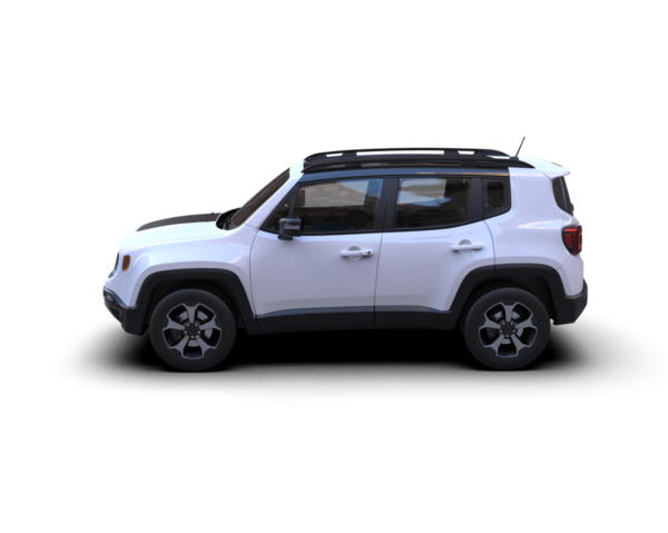 Koyu arkaplanda modern bir arabanın 3 boyutlu tasviri