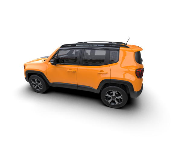 kompakt SUv 'un gerçekçi 3 boyutlu illüstrasyonu