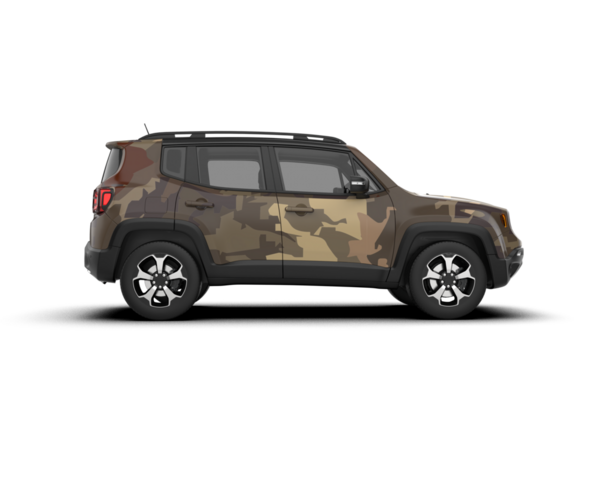 SUV arabası. Cip. vektör illüstrasyonu