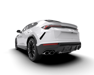 modern lüks araba arka planda izole