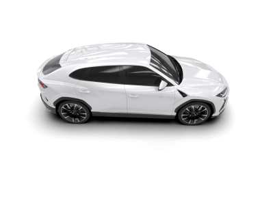 beyaz modern lüks araba beyaz arka planda izole