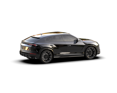 Siyah arka planda modern siyah araba