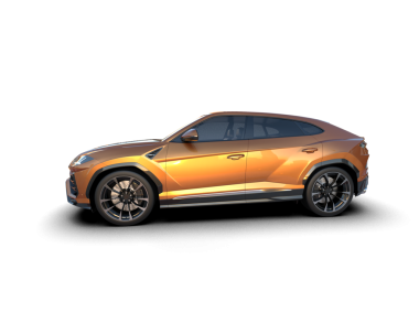 Araba primi arka planda izole edilmiş. 3D görüntüleme - illüstrasyon