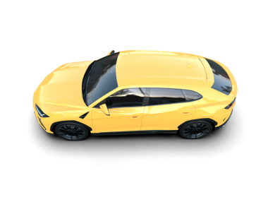 beyaz arkaplanda izole edilmiş gerçekçi araba