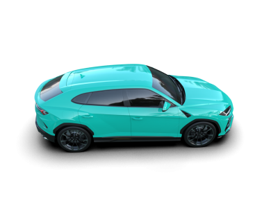 Arkaplanda izole edilmiş araba - 3D görüntüleme - 3D