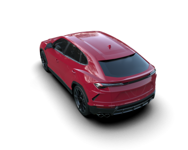 Siyah arka planda lüks bir araba.