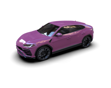 Bir spor arabanın 3 boyutlu canlandırması