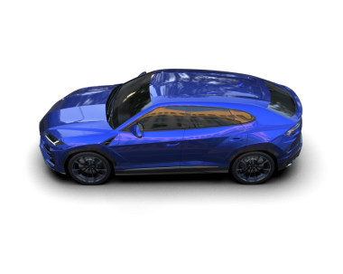 Lüks araba arka planda izole edildi