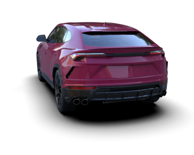 Siyah arka planda modern araba