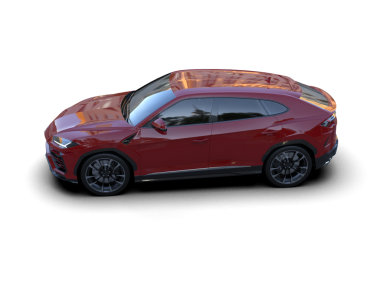 araba siyah arkaplanda izole edildi.