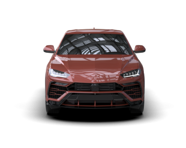 Modern araba arka planda izole edilmiş. 3 Boyutlu Hazırlama