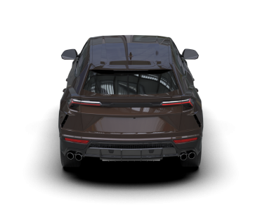 Modern siyah araba beyaz arka planda izole edilmiş. 3d illüstrasyon