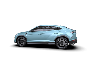 Siyah arka planda bir araba. 3d illüstrasyon