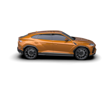 Modern turuncu araba beyaz arka planda izole edilmiş. 3d oluşturma