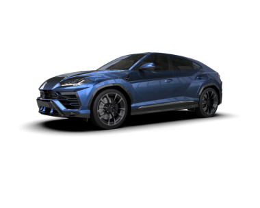 Siyah arka planda modern mavi araba