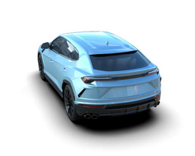 Markasız bir arabanın 3 boyutlu resmi..