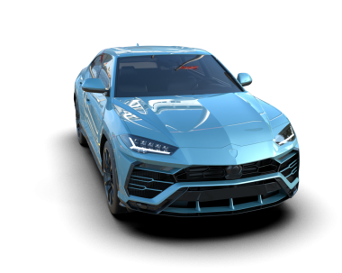 3 boyutlu bir araba.