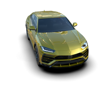 Modern spor araba 3 boyutlu izole edilmiş.