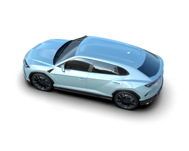 Siyah arka planda modern bir araba. 3 boyutlu model