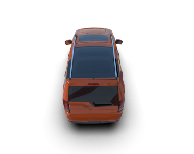 modern araba siyah arkaplanda izole edildi. 3 d illüstrasyon