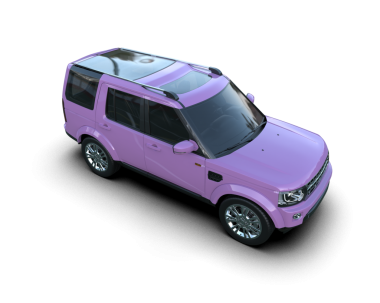 modern araba beyaz arka planda izole edildi. 3 boyutlu çizim - illüstrasyon