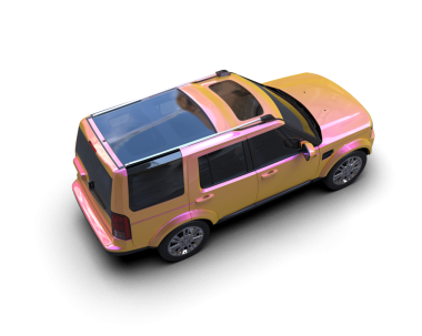 Daha az genel bir konsept arabanın 3 boyutlu çizimi