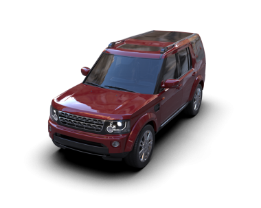 Kırmızı araba arka planda izole edildi. 3D görüntüleme - illüstrasyon