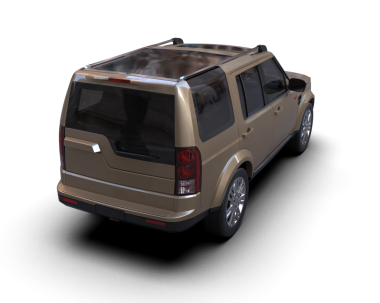 Siyah arka planda modern kompakt araba. 3 Boyutlu Hazırlama.