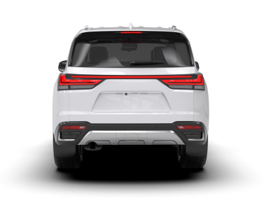 Arka planda izole edilmiş gerçekçi bir SUV aracı. 3D görüntüleme - illüstrasyon