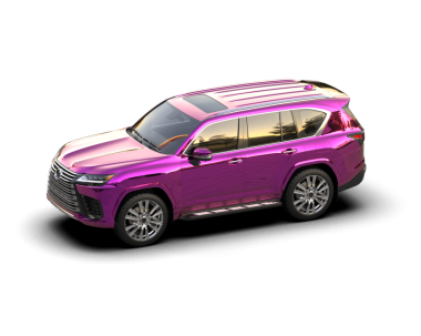 modern araba beyaz arka planda izole edildi. 3 boyutlu görüntüleme