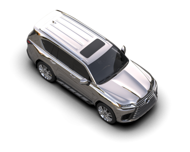 Gri arka planda bir araba. 3d görüntü oluştur.