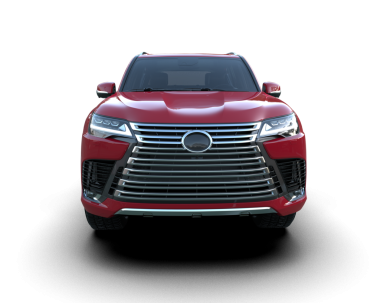 Modern araba. Beyaz üzerine izole edilmiş. 3d illüstrasyon -