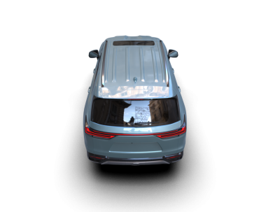 Beyaz arkaplandaki araba