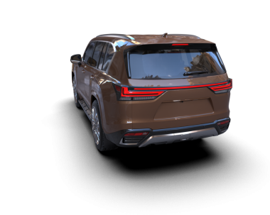 Reklam için boş yeri olan bir araba.