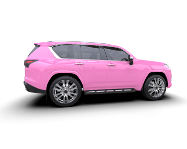 Beyaz arka planda modern pembe cip. 3d oluşturma