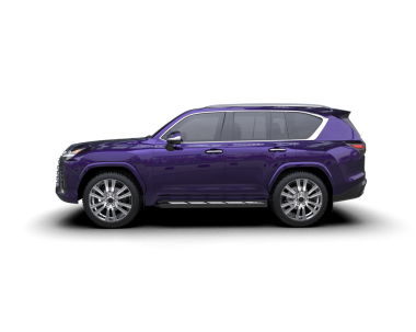 Stüdyoda beyaz arka planda izole edilmiş modern bir SUV 'nin 3 boyutlu görüntüsü.