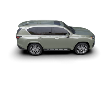 beyaz arkaplanda modern SUv