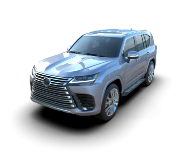modern SUv gri bir arkaplanda izole edildi