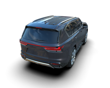 Araç beyaz arka planda izole edilmiş. 3d illüstrasyon