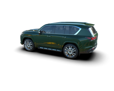 modern lüks SUv kırpma yolları ile beyaz arka planda izole.