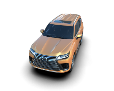 Gri arka planda izole edilmiş modern lüks araba 3 boyutlu illüstrasyon