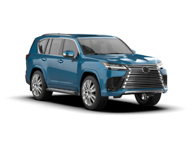 Beyaz stüdyo arka planında izole edilmiş 3 boyutlu markasız bir SUV.