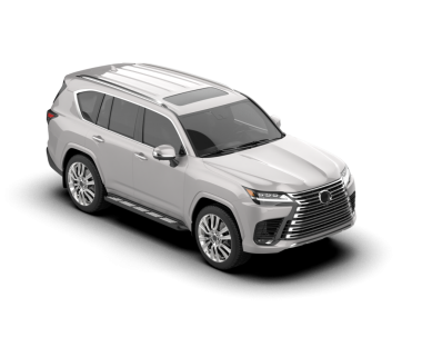 beyaz arkaplanda modern SUv