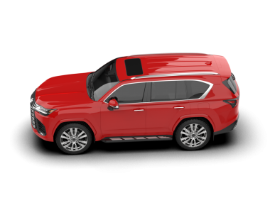 Modern araba. Beyaz arkaplanda izole edilmiş vektör. 3d illüstrasyon.