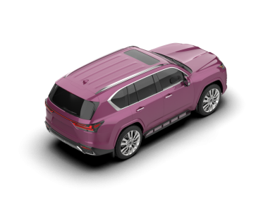 araba pembesi beyaz üzerine izole edilmiş