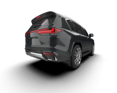 Modern SUV arabası. 3 Boyutlu Hazırlama