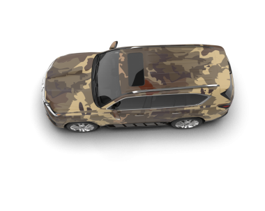 Beyaz stüdyo arka planında izole edilmiş bir cipin 3 boyutlu görüntüsü. yüksek kaliteli resimleme