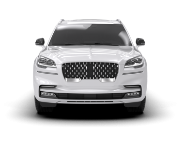 Modern araba ön görüntüsü beyaz bir arkaplanda izole edilmiş. yüksek kalite