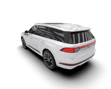 beyaz arka planda modern araba 3 boyutlu görüntüleme