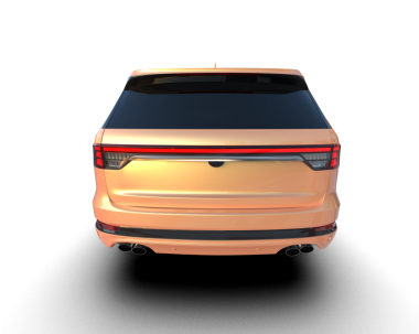 kırpma yolu ile beyaz arkaplanda izole araba